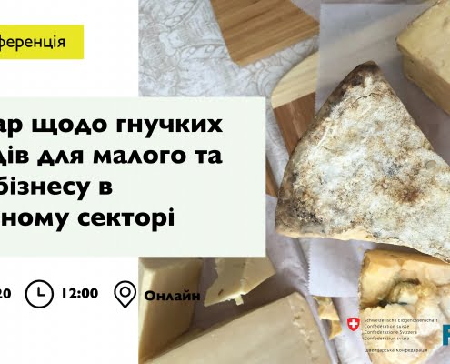 Вебінар щодо гнучких підходів для малого та мікробізнесу в молочному секторі