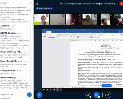 онлайн-навчання фахівців Держпродспоживслужби