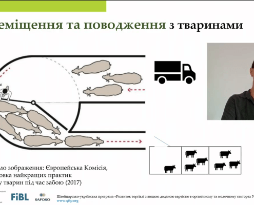 Training on the requirements for the welfare of farm animals